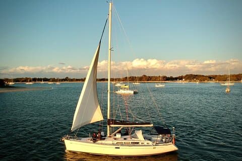 Gold Coast Sailing Cruise con vino espumoso y plato de aperitivos
