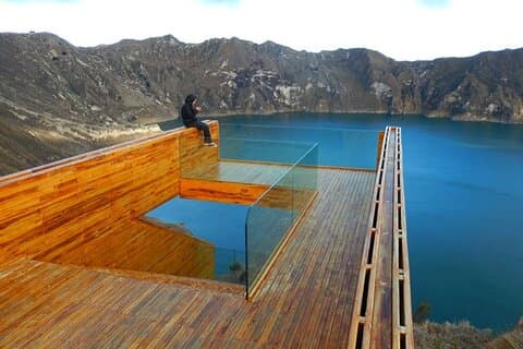 Private Quilotoa Lagoon Tour from Quito or Bathrooms