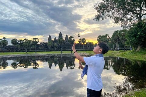 Ganztägige Angkor Wat Sonnenaufgangstour mit Banteay Srei Tempel