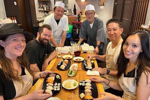 1 and a Half Kyoto Premium Sushi Class near Fushimi Inari Shrine