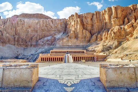 Heteluchtballon, Vallei der Koningen, Hatshepsut Tempel in Luxor
