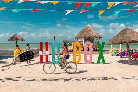 Heldagstur til Isla Holbox og Isla Pasión med Cenote