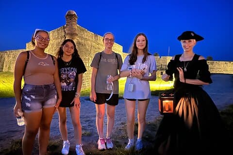 Morsom interaktiv digital skattejakt i St. Augustine
