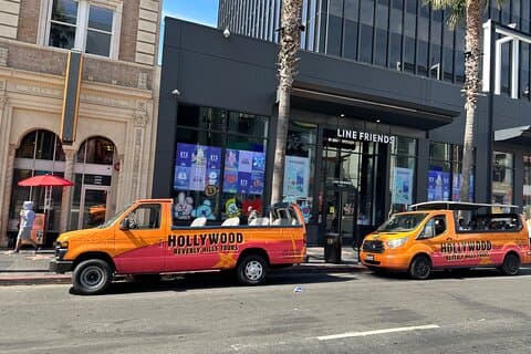 Bustour door Hollywood en Beverly Hills