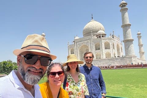 Privat soloppgangstur til Taj Mahal fra Delhi med bil