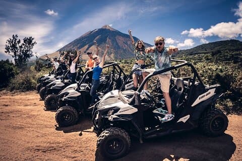 Tour in Buggy del Parco Nazionale del Teide di Tenerife al tramonto con trasferimento