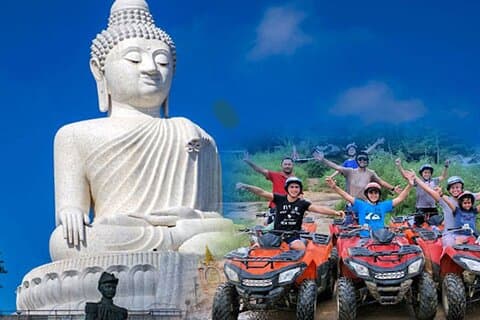 Phuket Tolles ATV-Fahrrad mit Big Buddha-Tour
