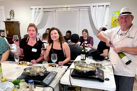 Clase de cocina/cena con chef francés famoso o servicio de chef privado