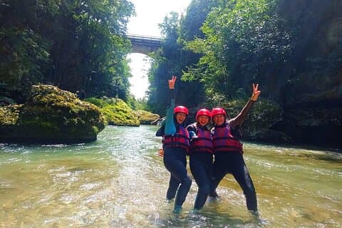 River trekking on the Natisone river