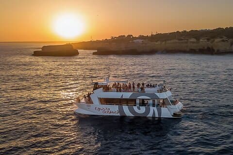 Albufeira : degustazione di cibo al tramonto