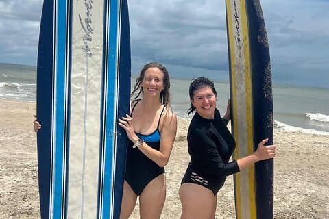 Surf lesson with KTO Yoga Surf