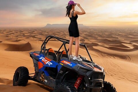 Dubai Private Red Dune Buggy Safari med grillmiddag i VIP Camp