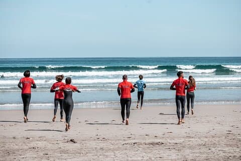 Kalufa Surf School i Caleta de Famara, Lanzarote