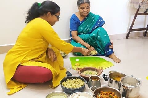Traditioneller vegetarischer Kochkurs in Chennai mit Gayathri