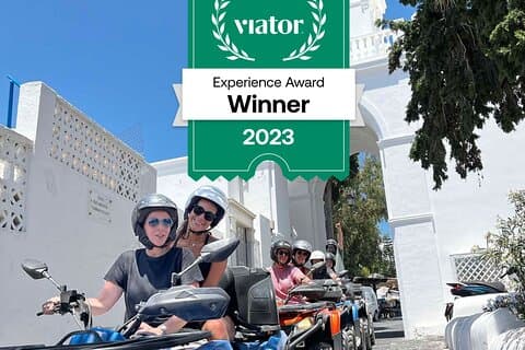 10 anos Santorini ATV / Quad Experience Tour - transporte gratuito