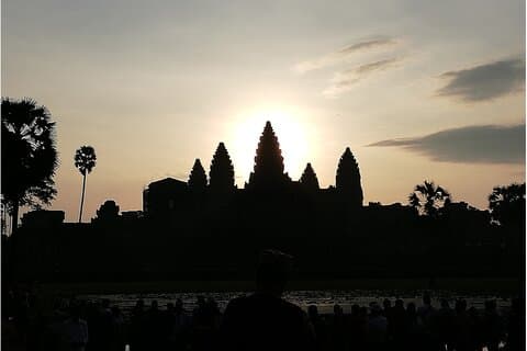 Sunrise lille gruppe tur til Angkor Wat Temple fra Siem Reap Town