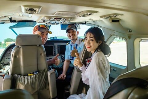 25 minuten durende rondvaart per watervliegtuig met ophaalservice vanuit Halong Area