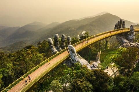 Golden Bridge From Hoi An/Da Nang Include Cable car & Buffet Luch