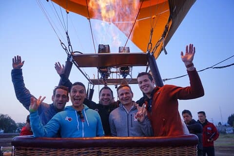 "'Teotihuacan Hot Air Balloon Ride + Transport & Pyramid Time"