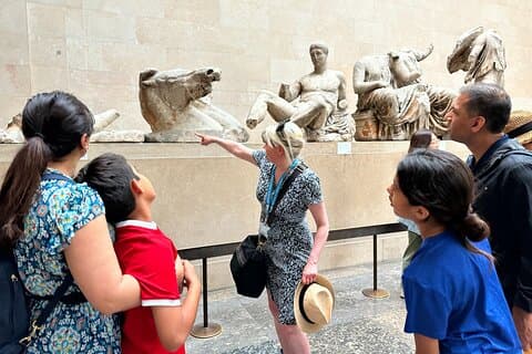 Privat børnevenligt London British Museum Tour og West End Walk