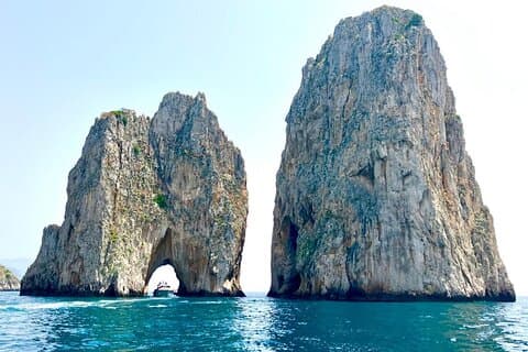 Visite guidée exclusive en bateau de l'île de Capri