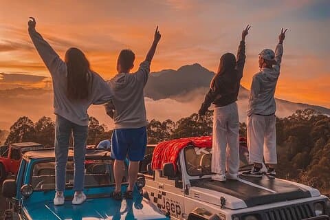 Mount Batur Jeep Sunrise & Hot Spring - All Inclusive Tour