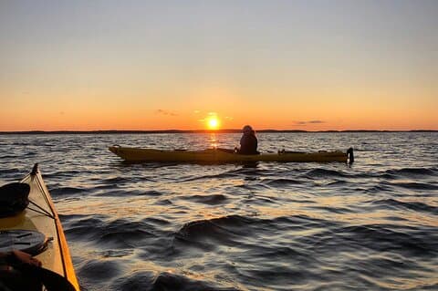 Tour in kayak al tramonto nell'arcipelago di Stoccolma + Fika svedese