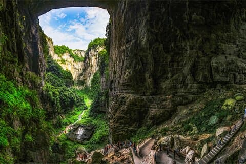 Chongqing Wulong Exploration Private Day Tour With the Lunch