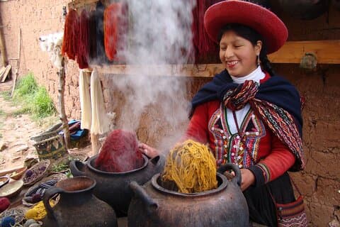 Udflugt til Chinchero-Maras-Moray slutter i Ollantaytambo.