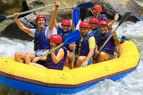 Volledige dag raften ATV Quad Ride en Zipline Super Combo vanuit Kemer