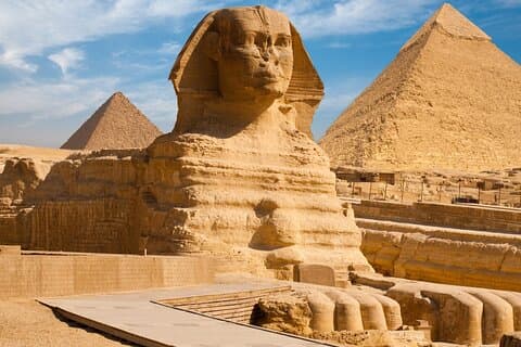 Egyptisk museum og Pyramiderne i Giza og Sfinx Sightseeingtur