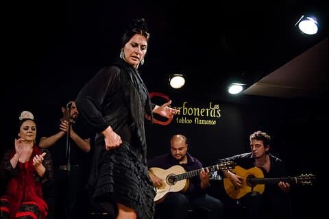 Las Carboneras Flamenco Tablao mit Getränk