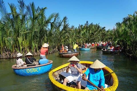 Hoi An: Cam Thanh Coconut Jungle Basket Boat & Kochkurs