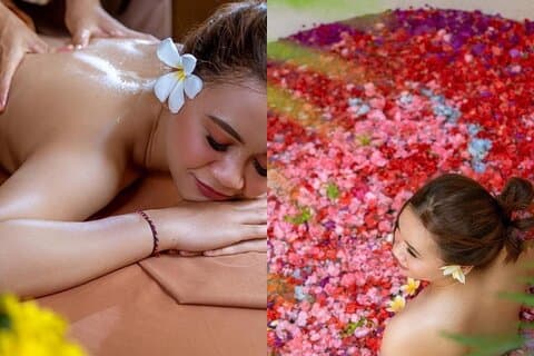 Bali Luxury Spa pacchetto Bagno di fiori di massaggio