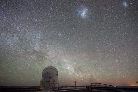 Astronomisk observation Mælkevejens helligdom Pangue-observatoriet