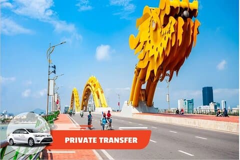 Traslado privado: aeropuerto/estación de tren de Da Nang al hotel en Da Nang