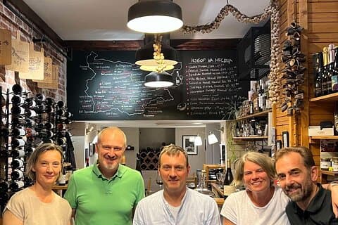 Dégustation de vins et fromages bulgares