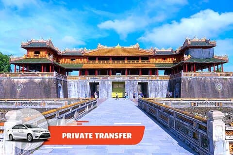 Privater Transfer bei der Ankunft: Flughafen Phu Bai zum Hue Hotel
