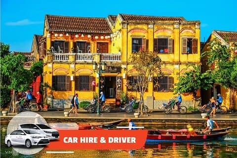 Biluthyrning och förare: Heldag Hoi An City från Da Nang