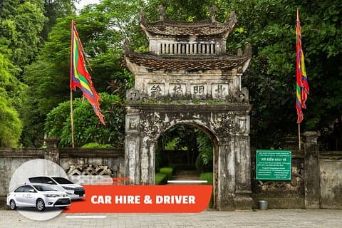 Mietwagen & Fahrer: Ganztägig Hoa Lu & Tam Coc von Ha Noi
