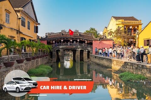 Car Hire & Driver: Half day Hoi An City from Da Nang