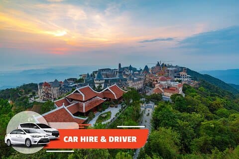 Biludlejning & chauffør : Fuld dag Ba Na Hills fra Hoi An