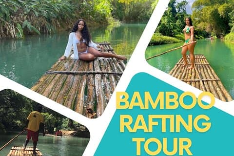 Jamaicas #1 Bamboo Rafting Experience i Montego Bay + Massage