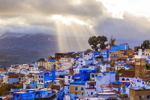 3 dagar till Fes Via Chefchaoun och Volubilis från Tanger