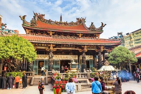 Excursão a pé privada de 2 horas pelo Templo de Longshan