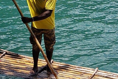 Bamboo Rafting en Boston Jerk Centre Tour in Portland, Jamaica