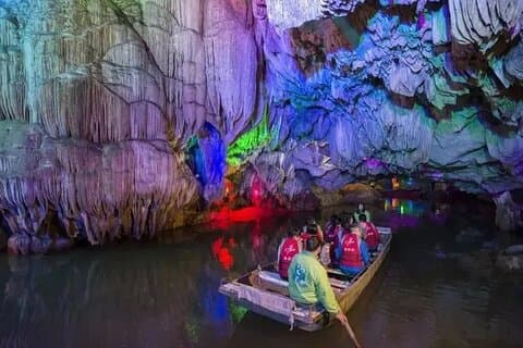 Guangzhou Private Tour to Underground River Cave & Cave Fairyland