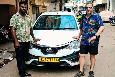 Excursion patrimoniale d'une journée à Jaipur en voiture privée avec Guide