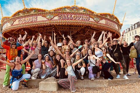 Walking Silent Disco gennem Brighton