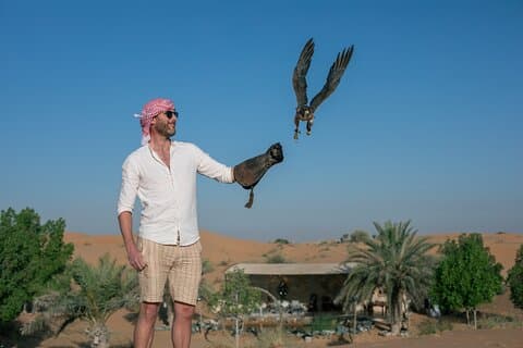 Dubai : Experiencia de Cetrería Privada & Desayuno Platino